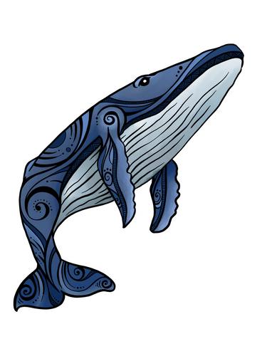 Spirit of the whale sticker