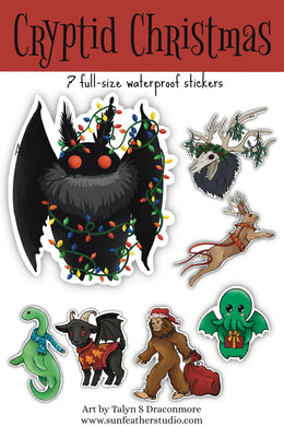 Cryptid Christmas - Sticker Set