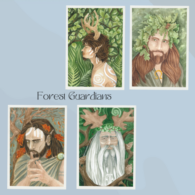 8x10 Art Print Set (4 prints)