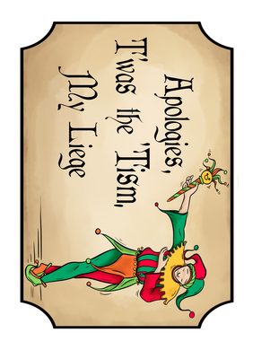 Apologes, twas the 'tism Sticker