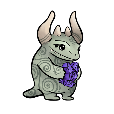 Amethyst Troll sticker