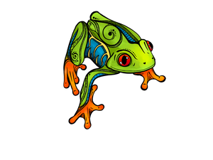 Spirit of the Tree Frog sticker