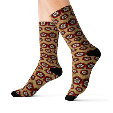 Tudor Rose Socks