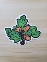 Oak and Acorn Sticker