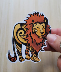 Spirit of the Lion Sticker