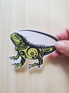 Spirit of the Iguana Sticker