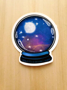 Lunar Magic - Crystal Ball (vibrant edition) sticker