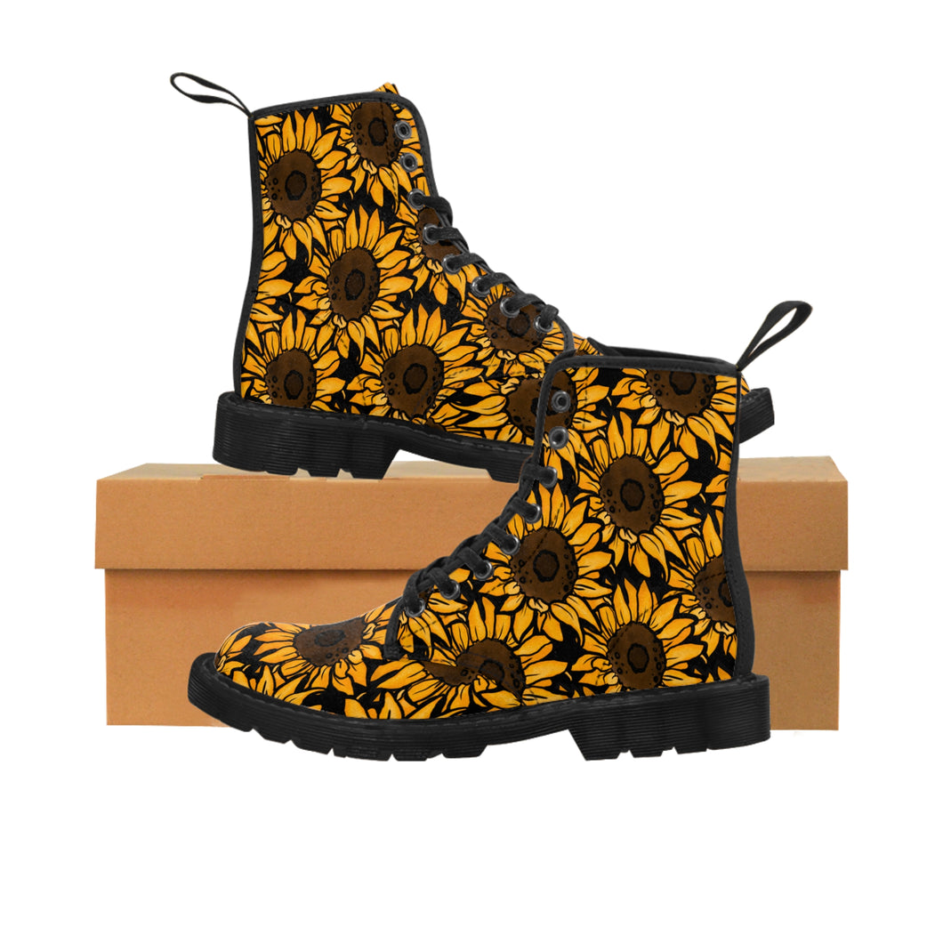 Sunflower - Women's Canvas Boots