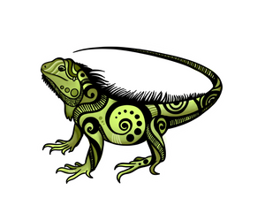 Spirit of the Iguana Sticker