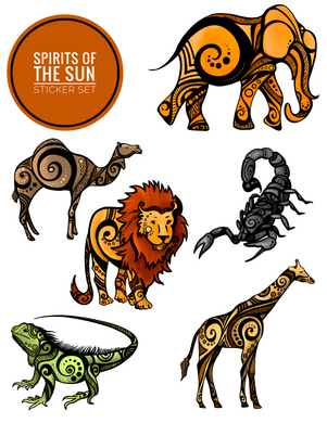 Spirits of The Sun - Sticker Set