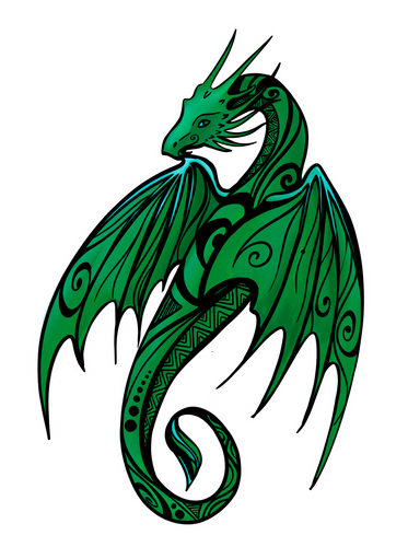Spirit of the Dragon Sticker (Green)