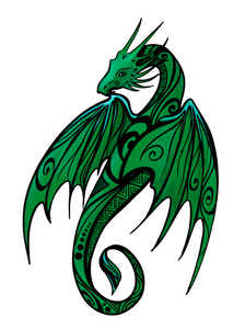 Spirit of the Dragon Sticker (Green)