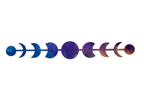 Lunar Magic - Phases (vibrant edition) sticker
