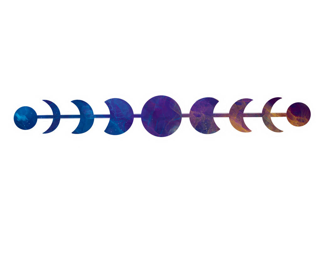 Lunar Magic - Phases (vibrant edition) sticker