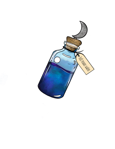 Lunar Magic - Moon Water (vibrant edition) sticker