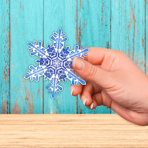 Snowflake sticker
