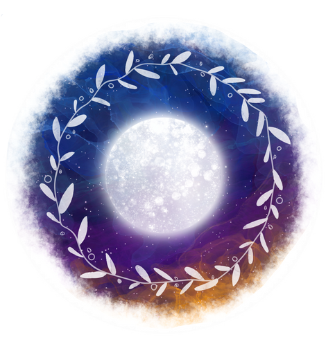 Wreath of Stars sticker