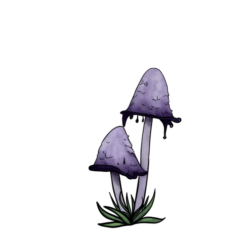 Inky Cap Sticker