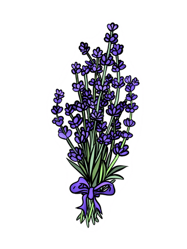 Lavender bunch Sticker