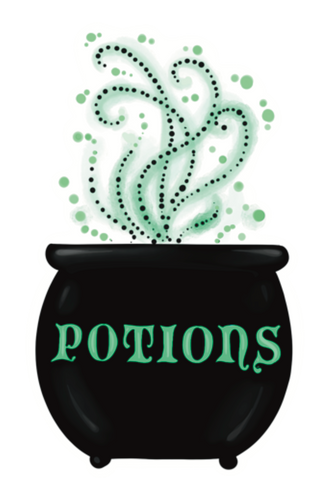 Potion Cauldron Sticker
