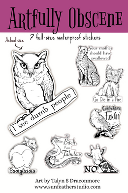 Artfully Obscene - Sticker Set