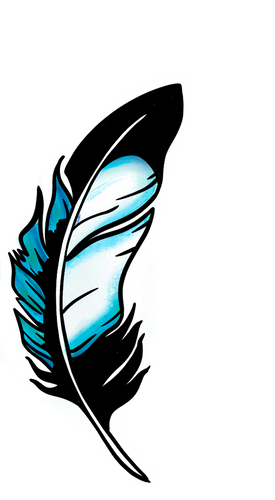 Feather - Magpie Sticker