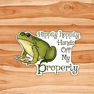 Hippity Hoppity Sticker