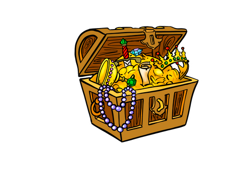 Treasure Chest Sticker