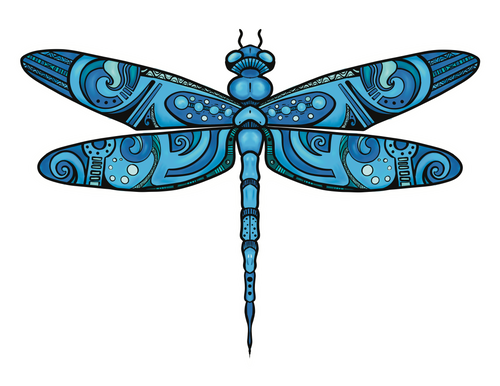 Spirit of The Dragonfly Sticker