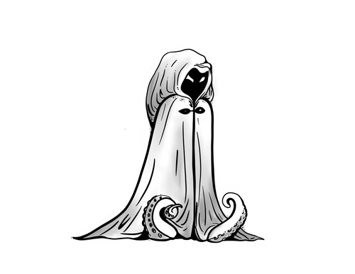 Hooded Figure Sticker