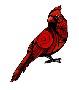 Spirit of the Cardinal Sticker