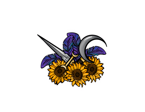 Sunfeather Athame Sticker