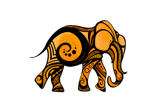 Spirit of the Elephant Sticker