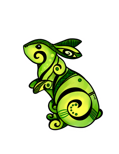 Spirit of the Rabbit Sticker