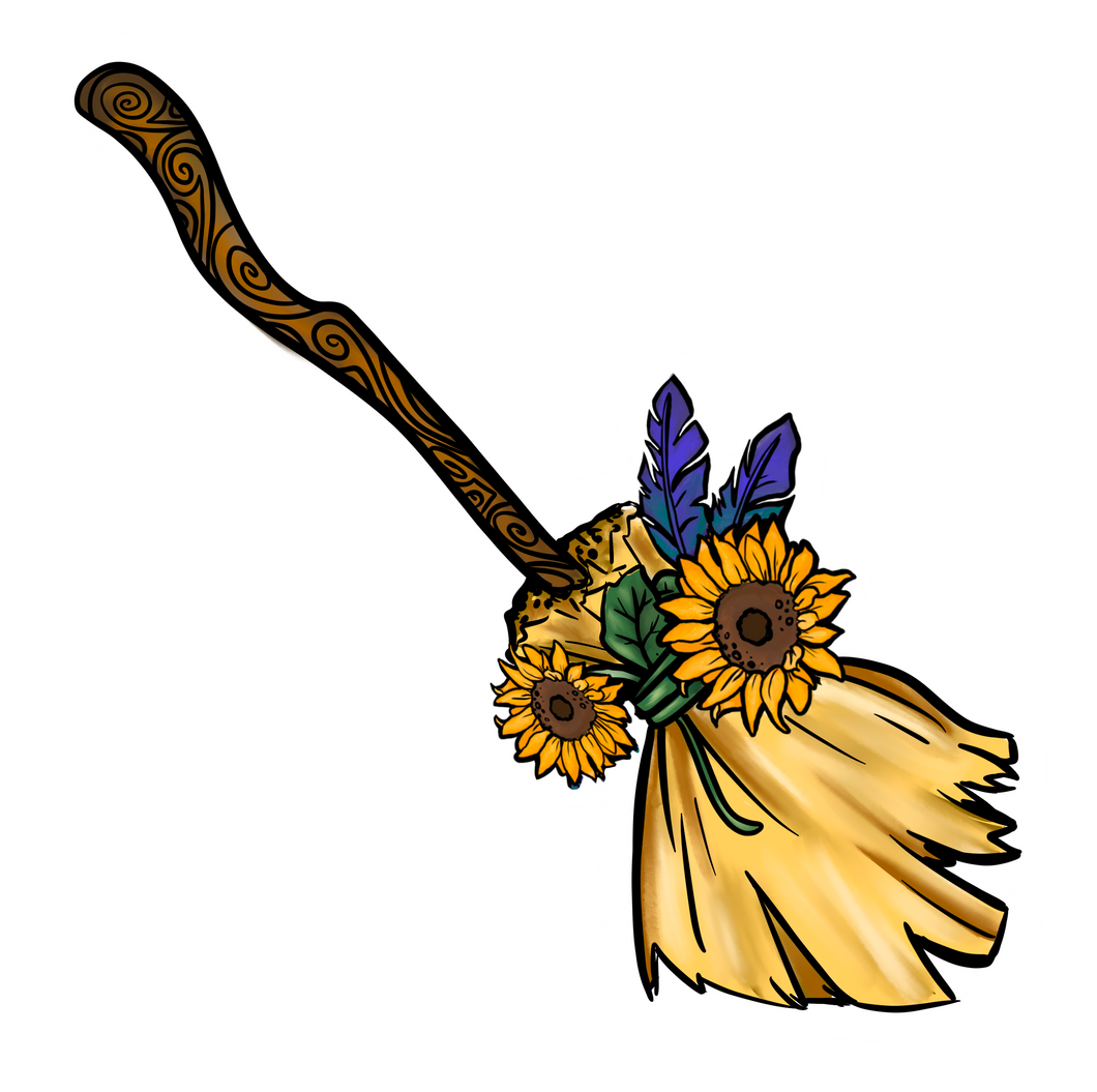 Sunfeather Broom Sticker