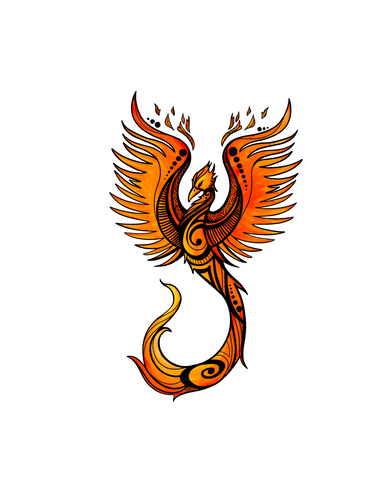Spirit of the Phoenix Sticker