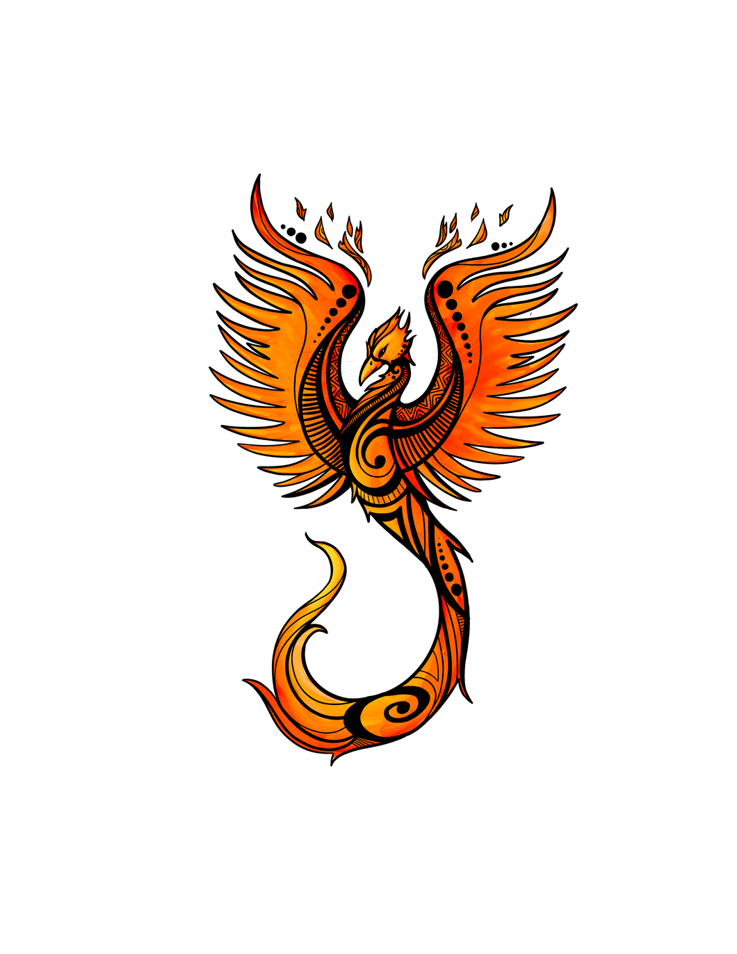 Spirit of the Phoenix Sticker