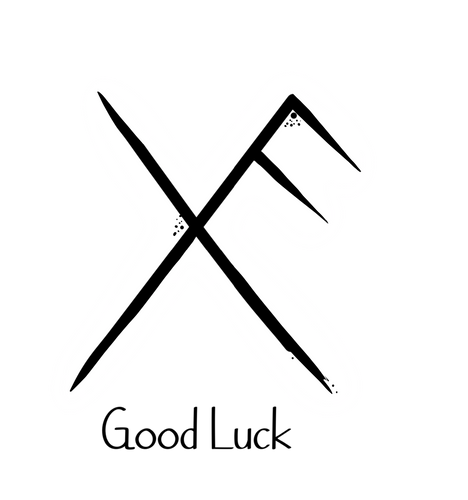 Bind Rune - Good Luck Sticker