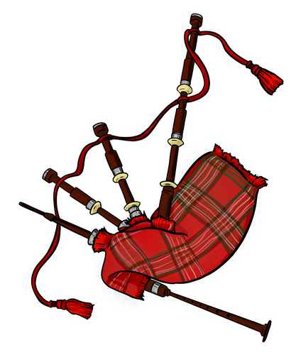 Faire Tidings - Bagpipes Sticker