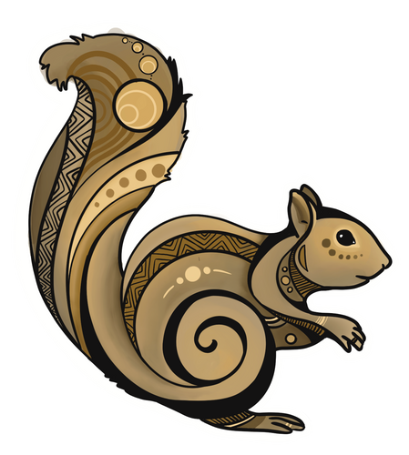 Spirit of the Squirrel Sticker