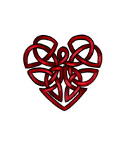 Knotwork Heart sticker