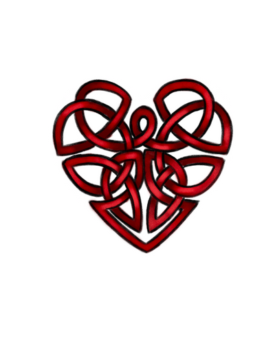 Knotwork Heart sticker
