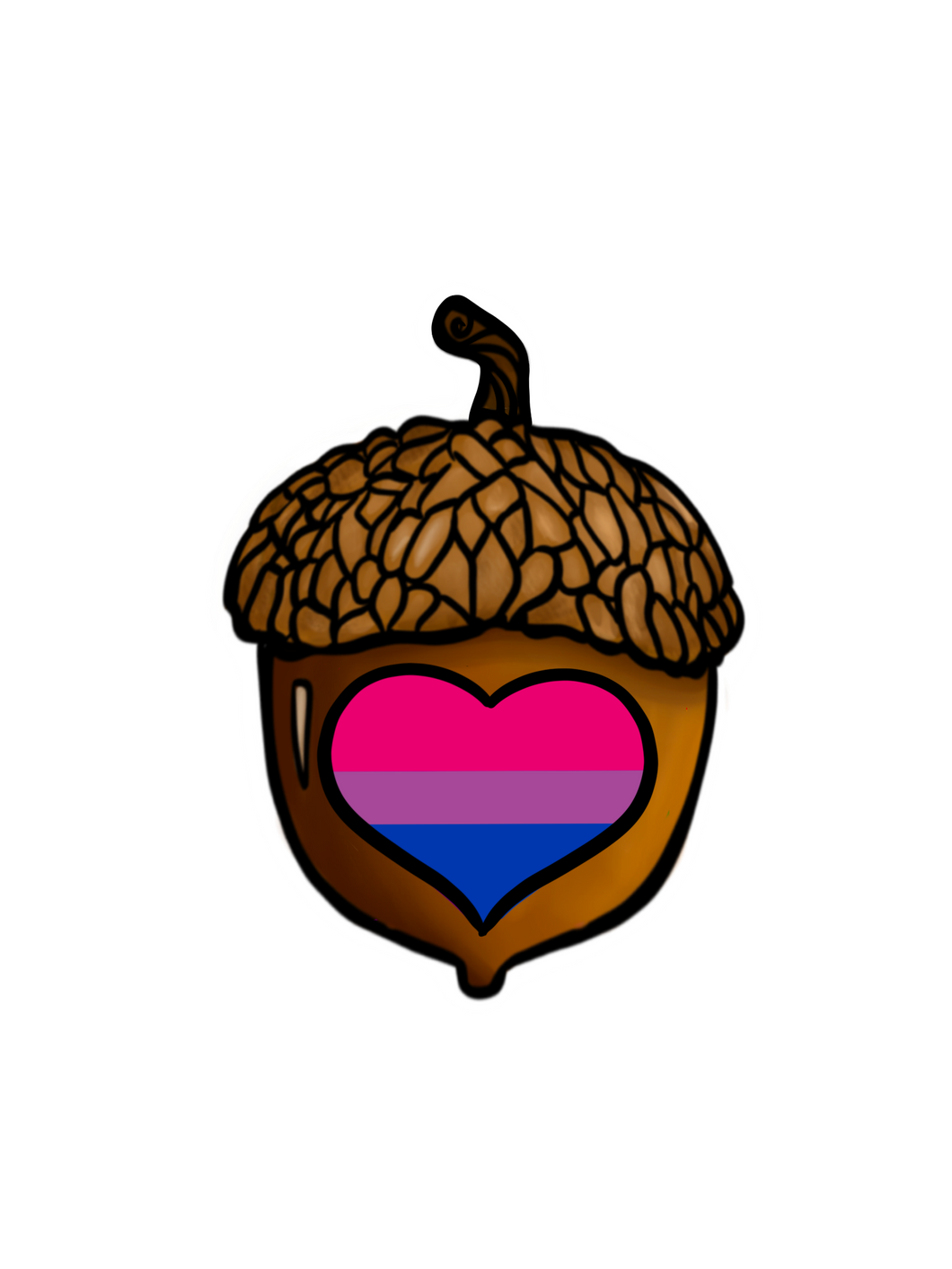 Bisexual Gaycorn Sticker