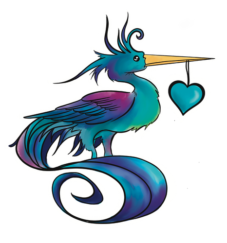 Bluebird Love Sticker