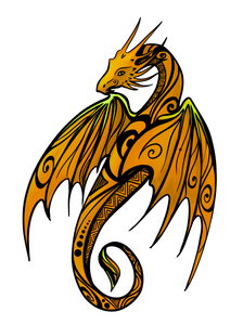 Spirit of the Dragon Sticker (Gold)