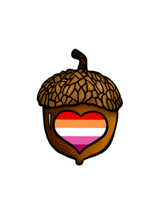 Lesbian Gaycorn Sticker