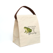 Hippity Hoppity Canvas Lunch Bag With Strap