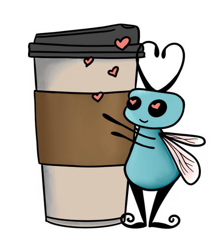 Doodlebug Coffee Sticker