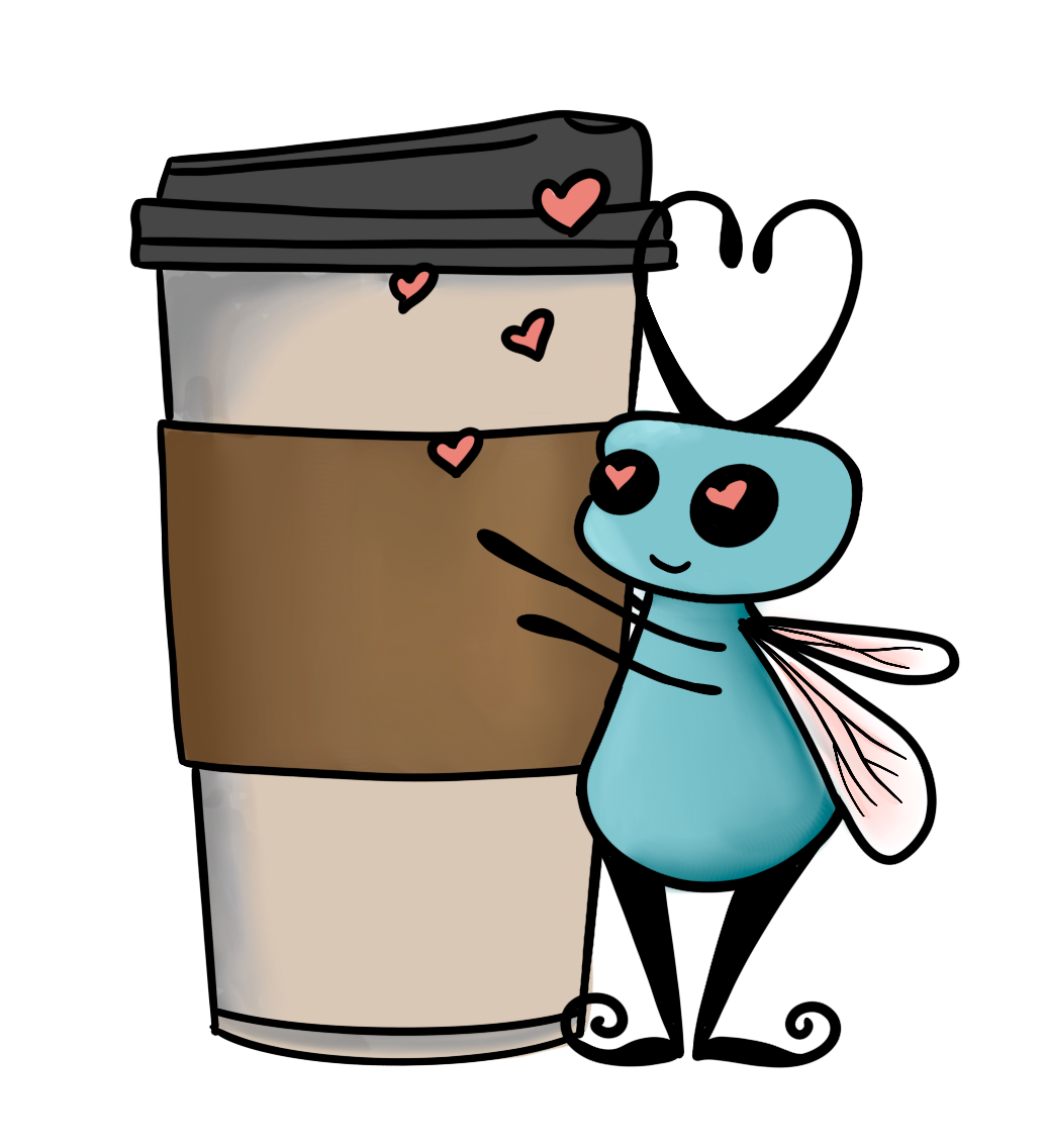 Doodlebug Coffee Sticker