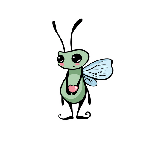 Doodlebug Heart Sticker